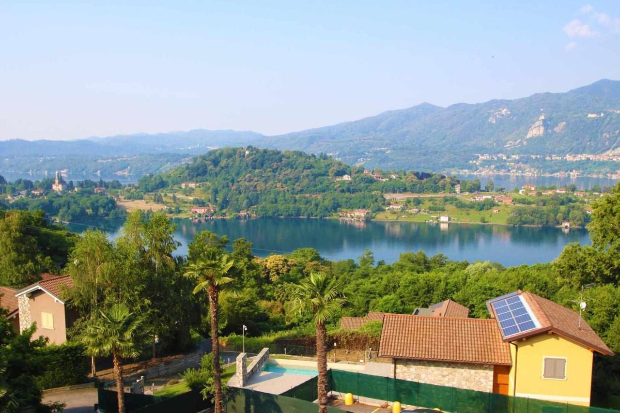 Domus Cusiana Complesso Vista Lago E Piscina Miasino Εξωτερικό φωτογραφία